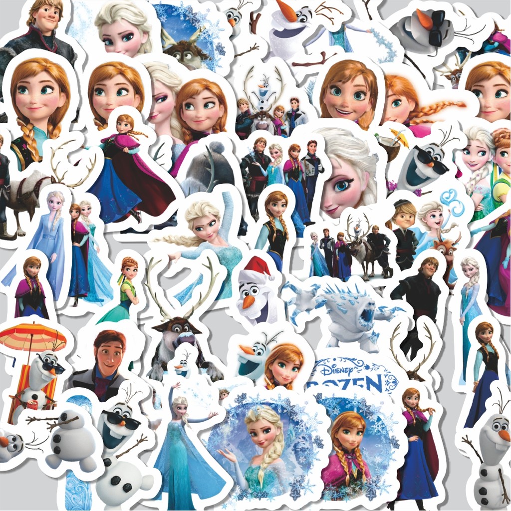 

Stiker Cutting Pack Stiker Kartun Frozen Princess Elsa Isi 100Pcs Series Aesthetic Lucu Keren Untuk Koper Bahan Vynil