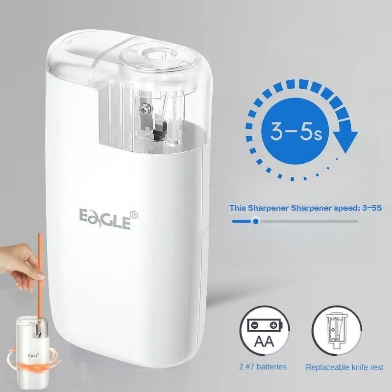 

Electric Pencil Sharpener Portable Art Multifunctional Pencil Sharpener Battery Powered Replaceable Knife Rest Student Supplies