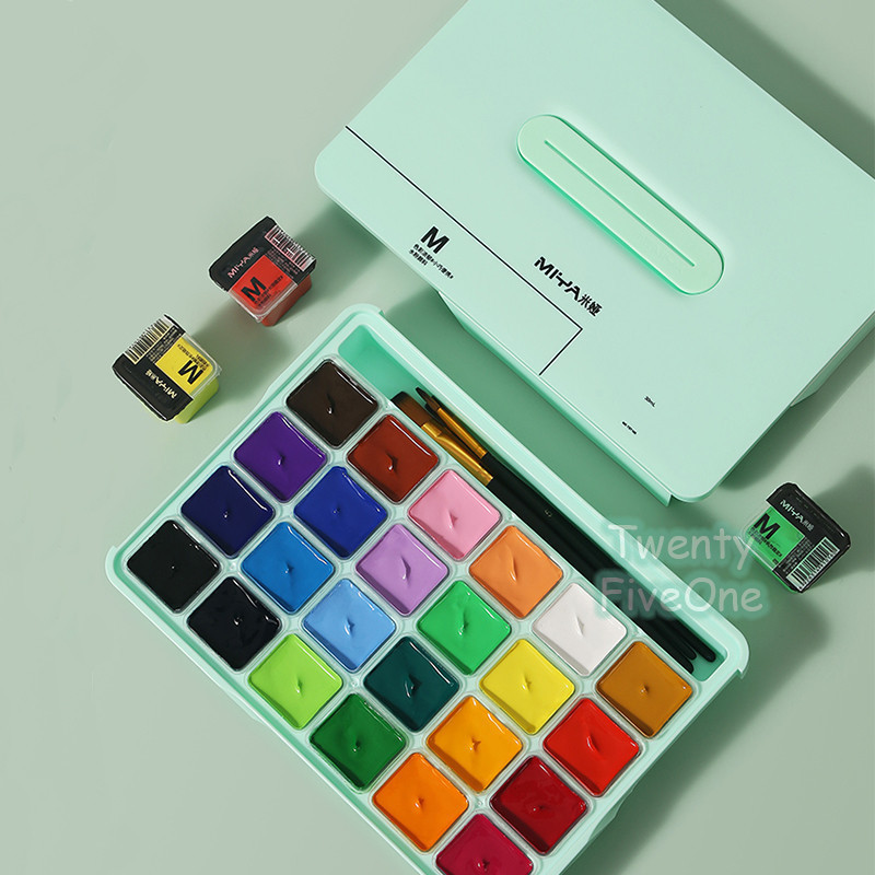 

Miya Gouache Gouache Set Cat 24/36 Warna 30ml Cat Untuk Cat Air Perlengkapan Seni Murid JunDW