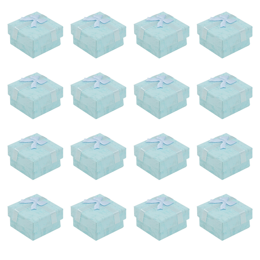 

24 Pcs Jewelry Boxes Stylish Gift Storage Case Necklace ganizer Earring Box Cardboard Containers Packaging Display Accessories