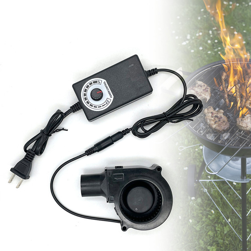 Dengan Adaptor/Blower Ac Turbocharger Portabel Blower Mini BBQ Kipas 1 Set/Portable Blower Keong Ang