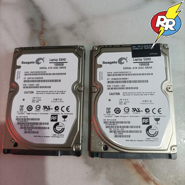 Hardisk Hdd Internal Laptop 1 TB Merk Seagate SSHD mantap Tipe SSHD