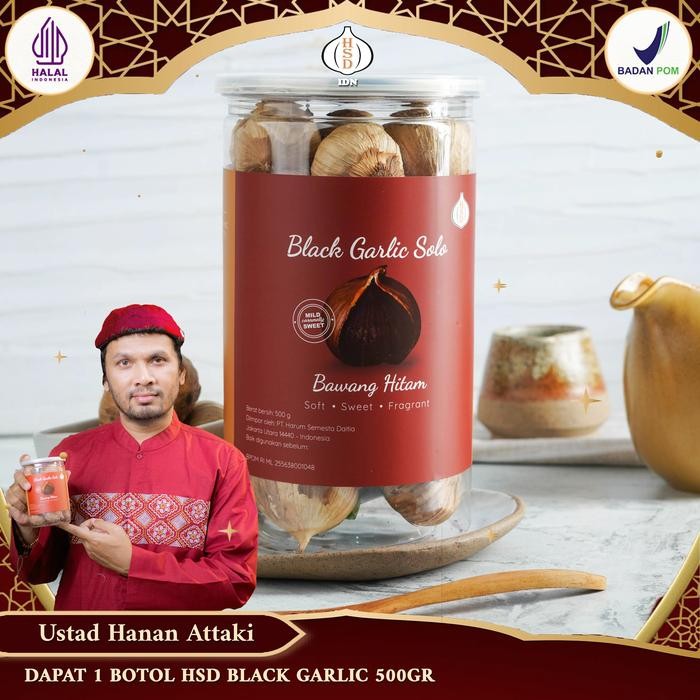 

Black Garlic HSD 500 Gr / Bottle, Bawang Hitam Toples Spice V2 Terlaris