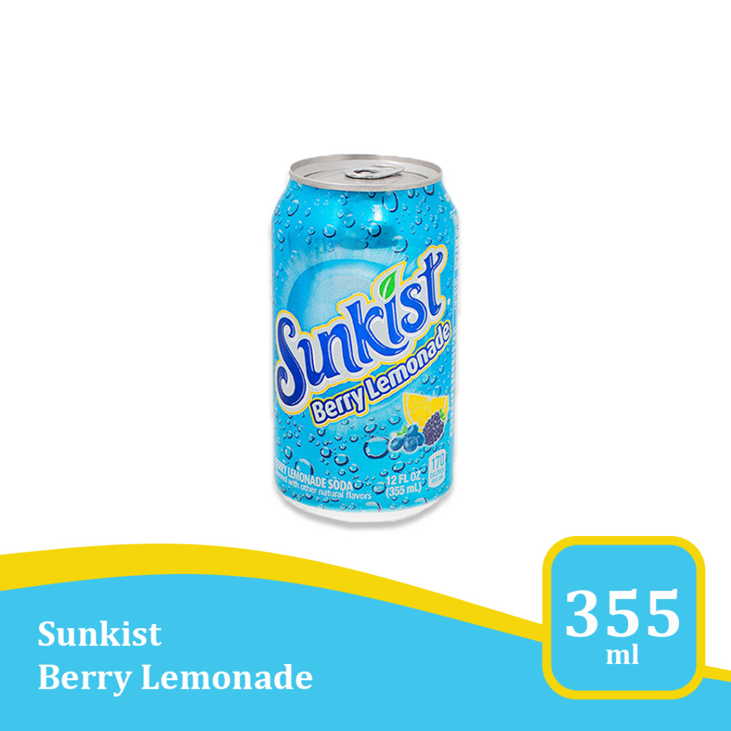 

Sunkist Berry Lemonade 12 fl oz - Minuman impor USA