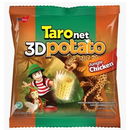 

TARO NET 3D 17gr TORNADO CHEESE JUNGLE CHICKEN AYAM KEJU SEAWEED BARBEQUE BBQ CEMILAN ANAK GROSIR MURAH MAKANAN RINGAN BINGKISAN ULTAH BIRTHDAY PARSEL HAMPERS PARCEL ULANG TAHUN KERIPIK HADIAH HAMPERS - JUNGLE CHICKEN
