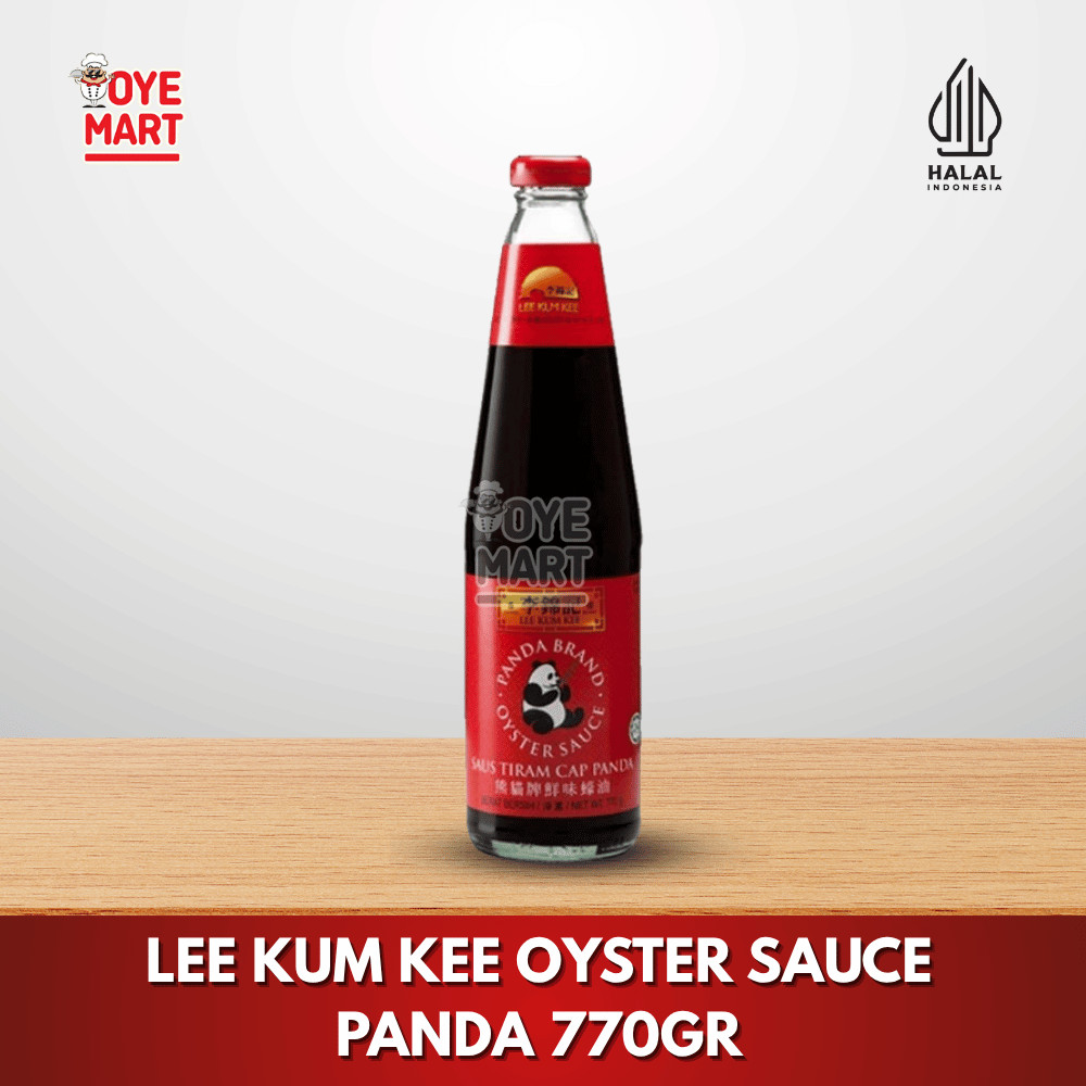 

LEE KUM KEE OYSTER SAUCE PANDA 770GR/SAUS TIRAM