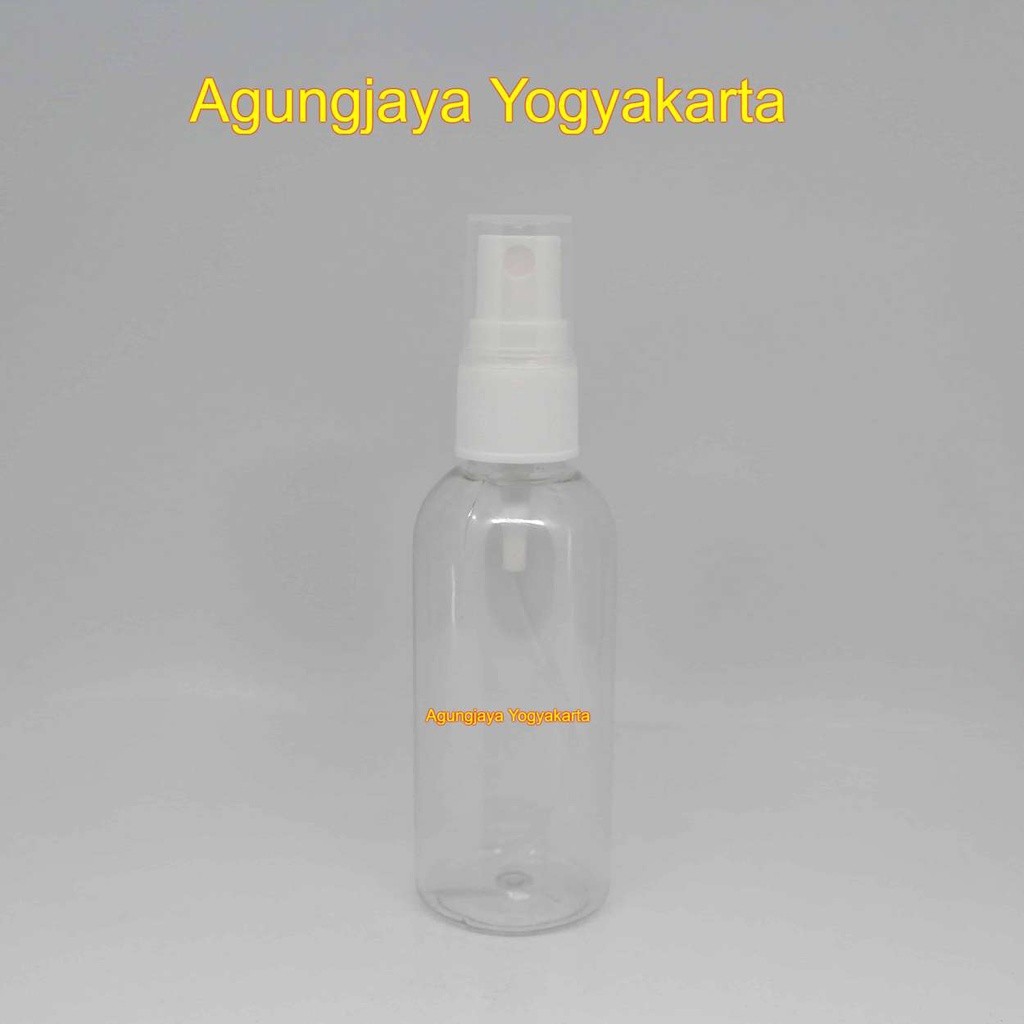 Botol 60 ml Natural Tutup Spray / Botol Natural Spray / Botol kosmetik / Botol Serum