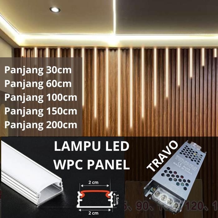 LAMPU LED WPC WALLPANEL / LAMPU LED - Panjang 30cm