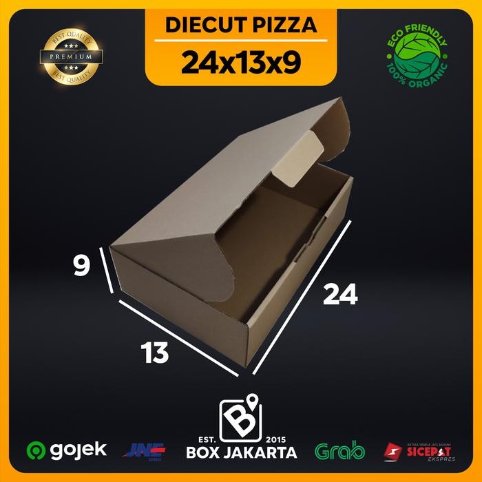 

KARDUS uk 24x13x9 CM Diecut Pizza Corrugated Packaging Box