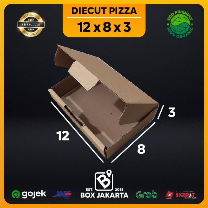 

KARDUS uk 12x8x3 CM Diecut Pizza Corrugated Packaging Box