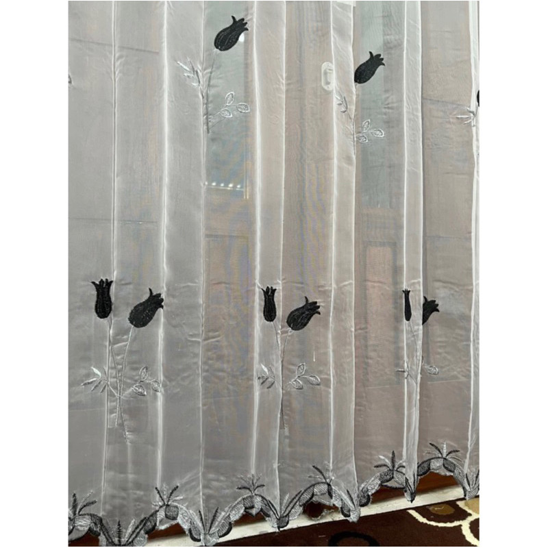 GORDEN VITRASE PUTIH POLOS VITRASE GORDEN JENDELA VITRASE GORDEN TRANSPARAN Co