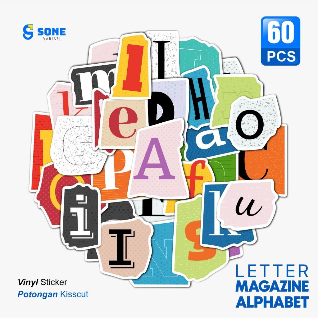 

Stiker LATTER MAGAZINE Paper Vinyl Waterproof Sticker Laptop Thumbler Case Handphone Helm