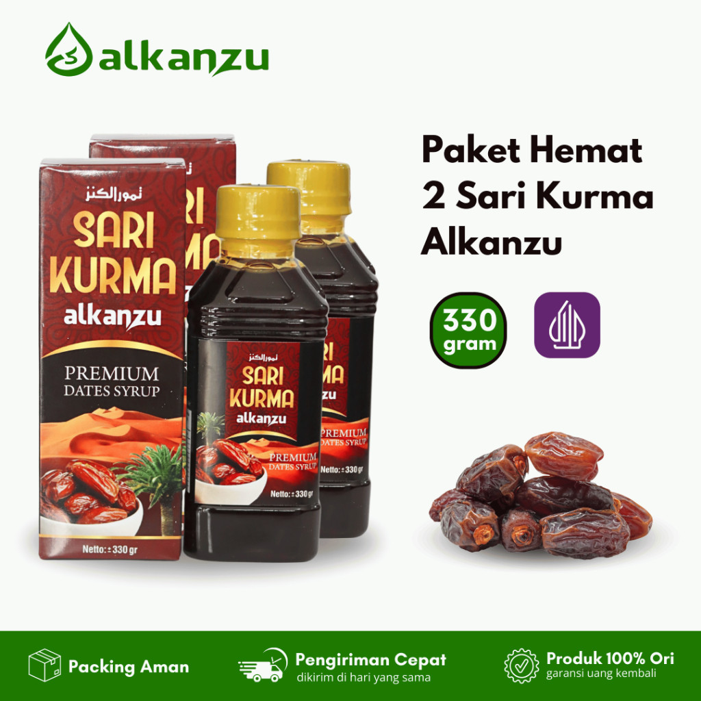 

ALKANZU Sari Kurma paket 2 botol