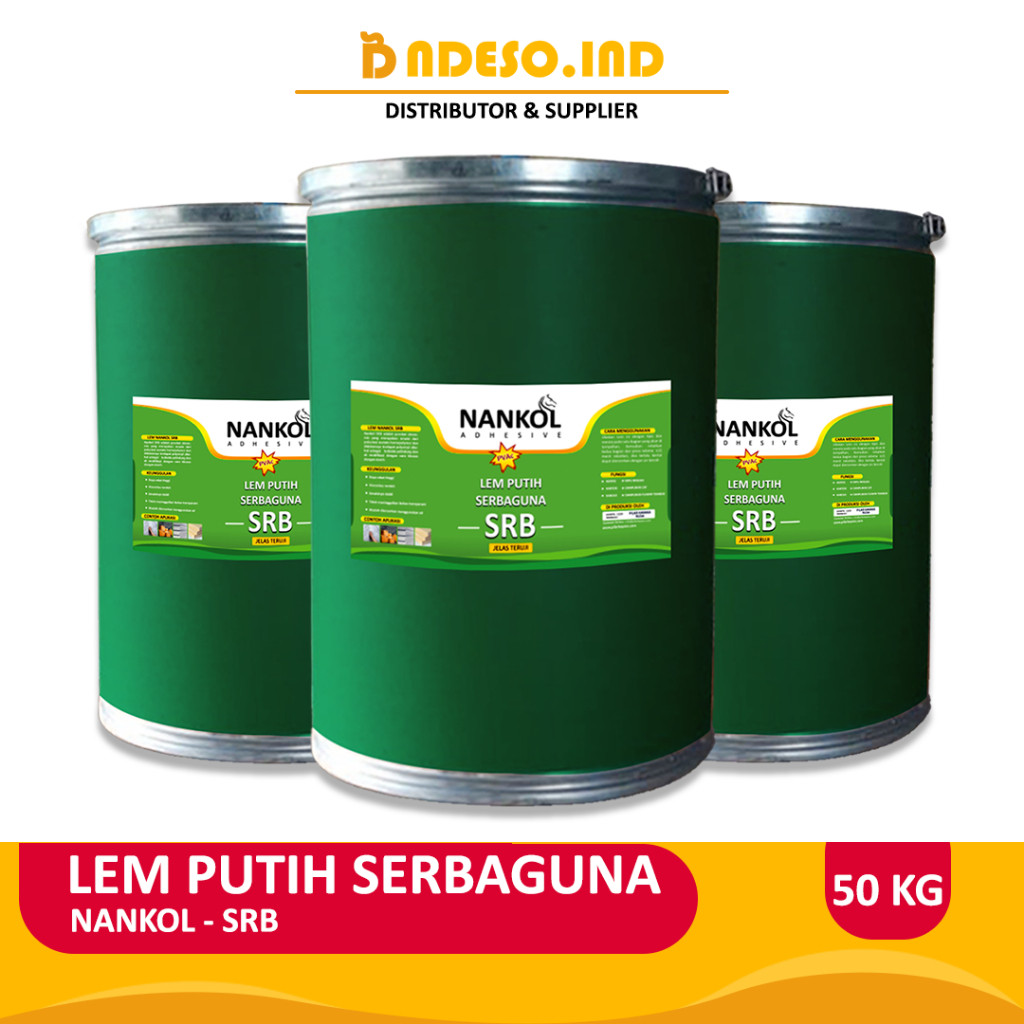 

Lem Putih Serbaguna Nankol SRB - 50KG PVAC - INSTAN