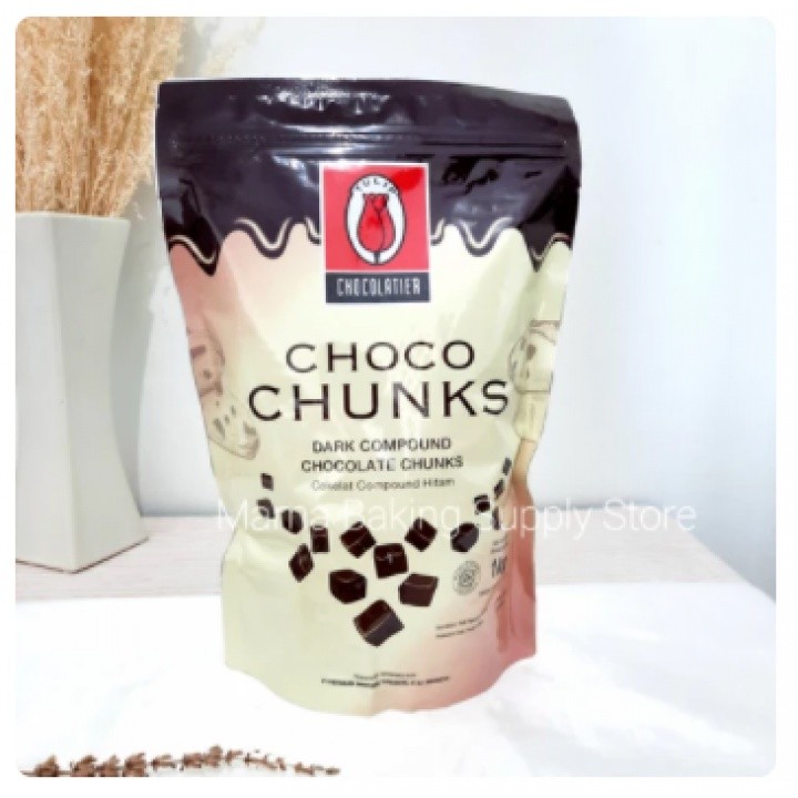 

Tulip Chocolatier Dark Compound Chunks 1 KG