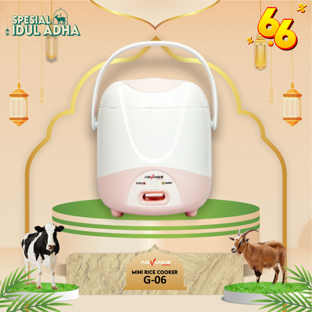 Mini Rice Cooker G-06 Digital 0.6L / Mini Rice Cooker Elektrik 0.6L Anti Lengket