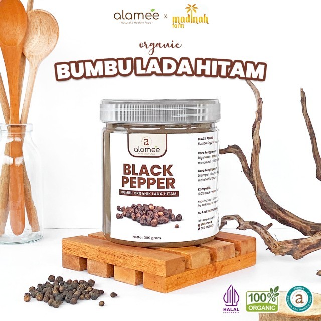 

Lada Hitam Bubuk Blackpepper Black Pepper Seasoning Powder Bumbu Masak Dapur murini masakan Instan madinah