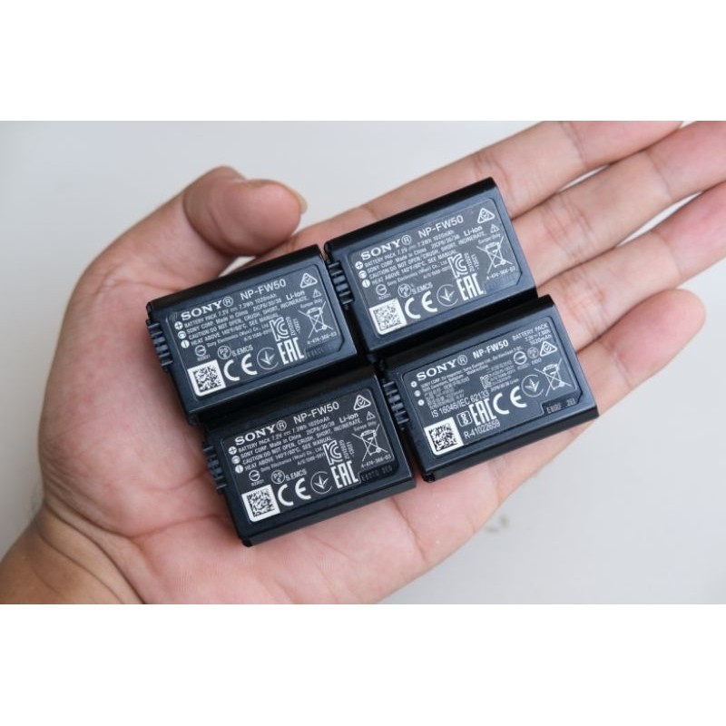 BATERAI BATTRAY NP-FW50 ORI SECOND A7 BATTERY FOR A6000 A6300 A7II A7 A6100 A6500 A5100 A5200 A6400C