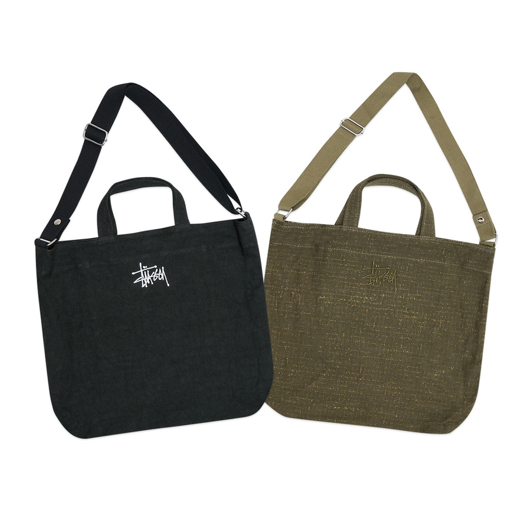 Stussy Canvas Crossbody Tote Bag