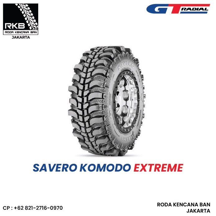 GT Savero Komodo Extreme M/T 35 x 12.5 R16 - Mobil Offroad 4x4