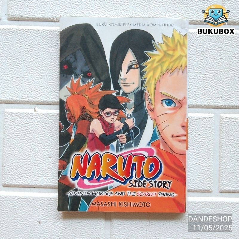Naruto Side Story Seventh Hokage and the Scarlet Spring oleh Masashi Kishimoto - Komik Bekas Prelove