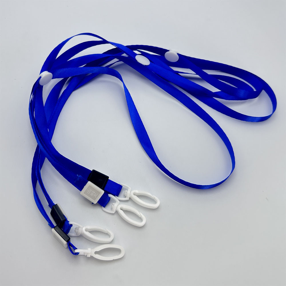 

20pcs Blue Color Lanyard Badge Holder Work ID Card Holder Lanyards Badge Work Card Holder Business Accessories Ropes