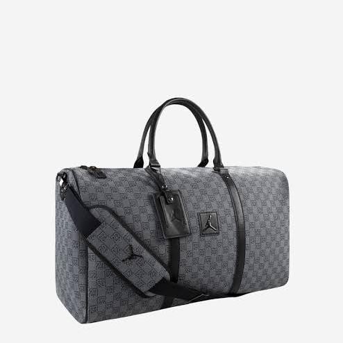 Tas Jordan Monogram Duffle Bag Grey