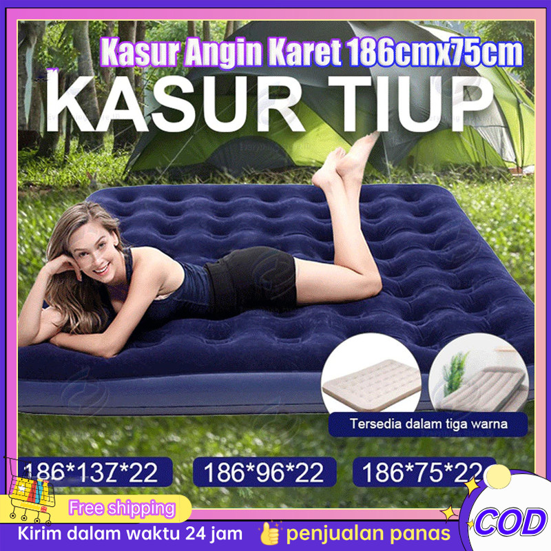 Kasur angin pompa double 2 orang  /Kasur angin / matras angin airbed intex / Kasur Angin + Pompa