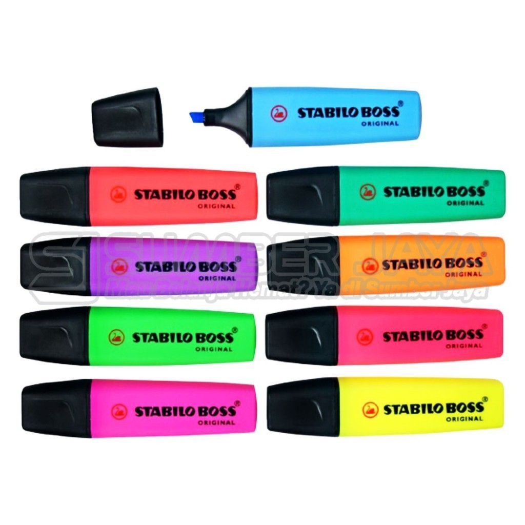 

best seller Stabilo Highlighter Textliner BOSS Warna Warni murah