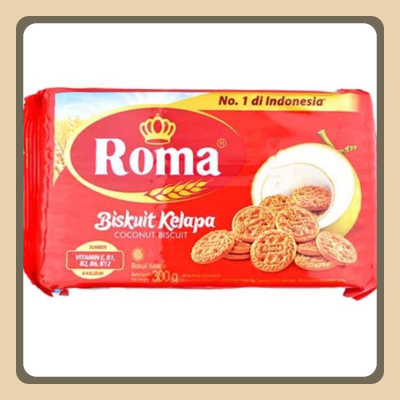 

ROMA Biskuit Kelapa 300 gr / BISKUIT / Cemilan