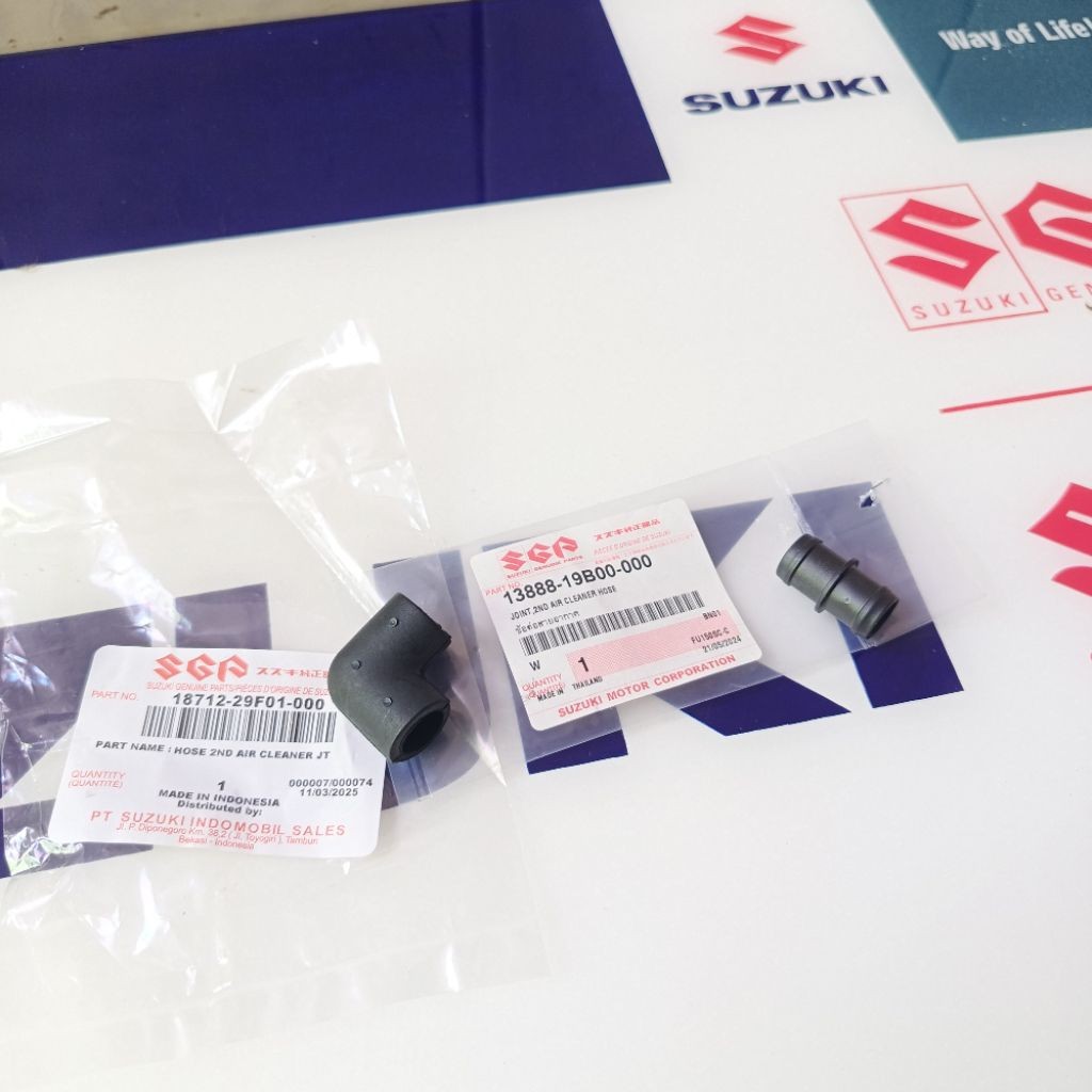 SEPASANG JOINT SAMBUNGAN SELANG PAIR  SUZUKI SATRIA FU 150 ORIGINAL SGP