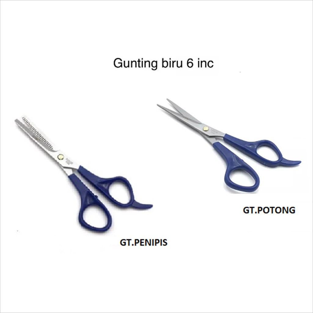 

GUNTING POTONG ELOV GAGANG BIRU 6 INC / Gunting PENIPIS