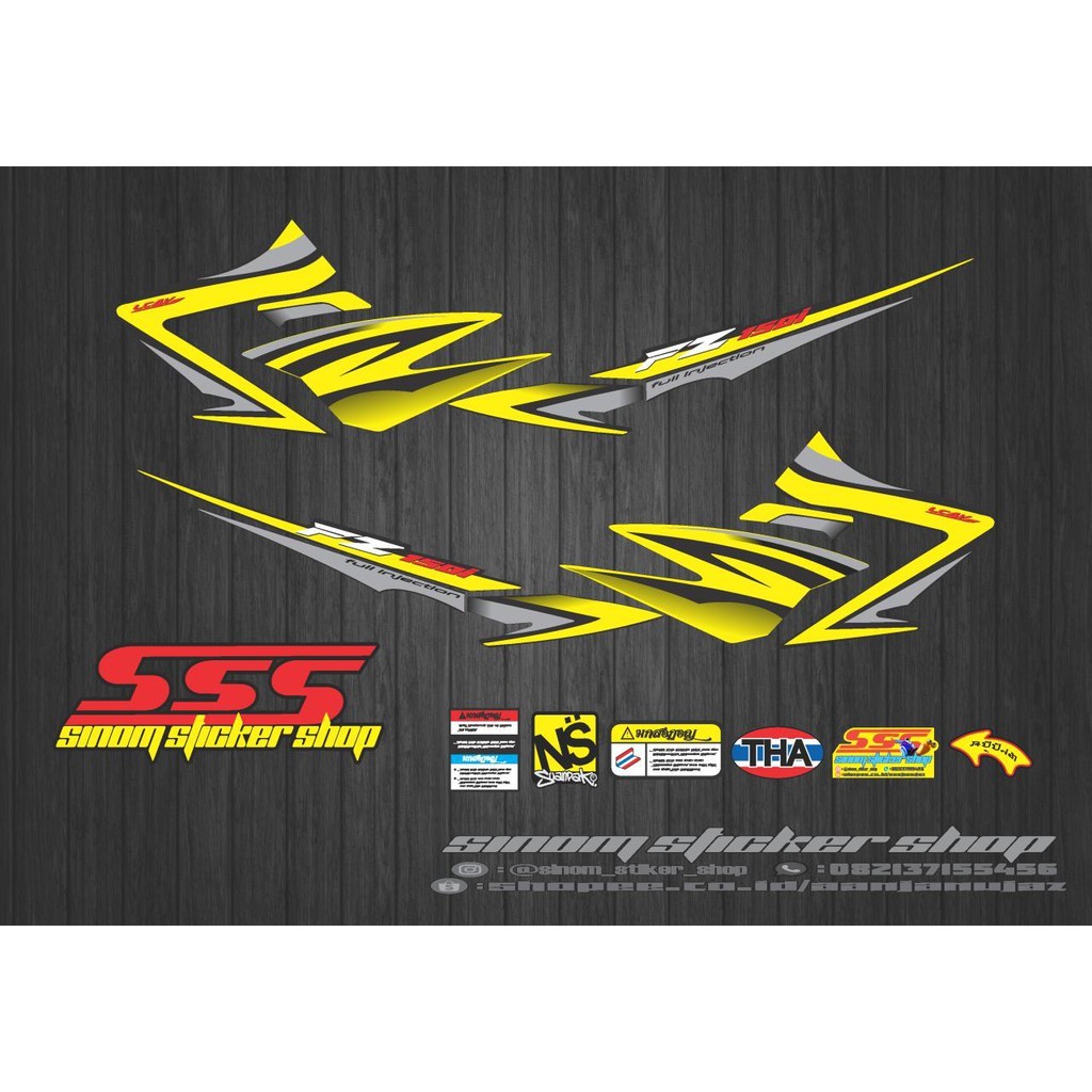 Sticker Striping Variasi Thailook Vixion Old / Vixion Lama 2007-2012 (FZ150i Malaysia)