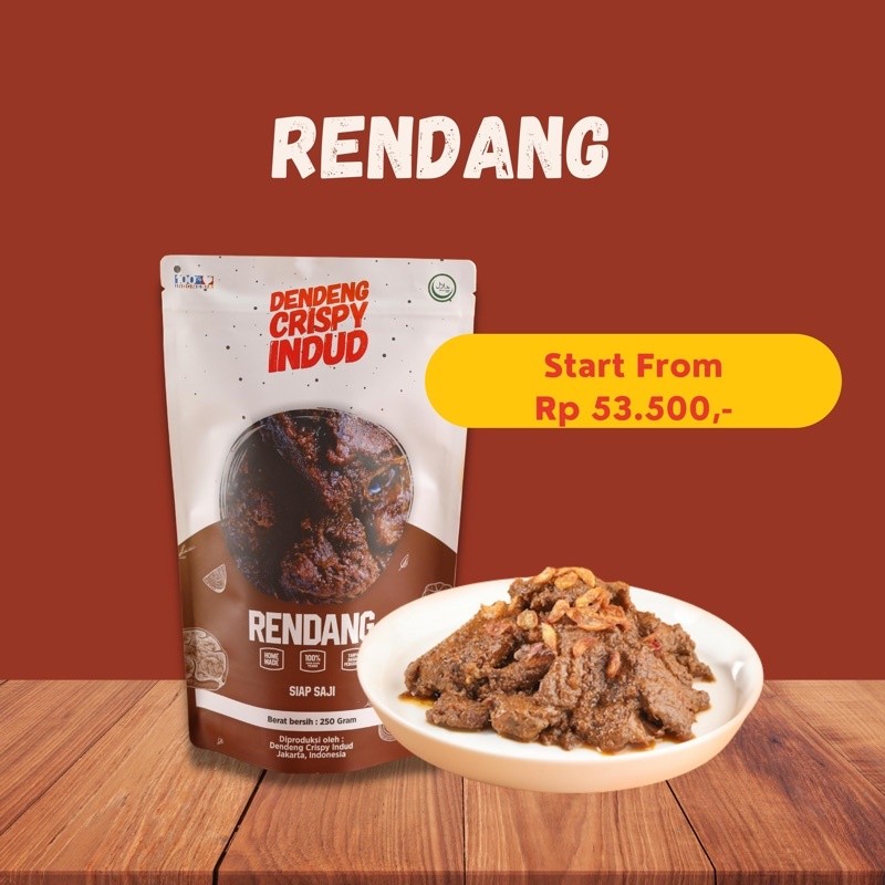 

Rendang Sapi Indud 125 Gram - 250 Gram