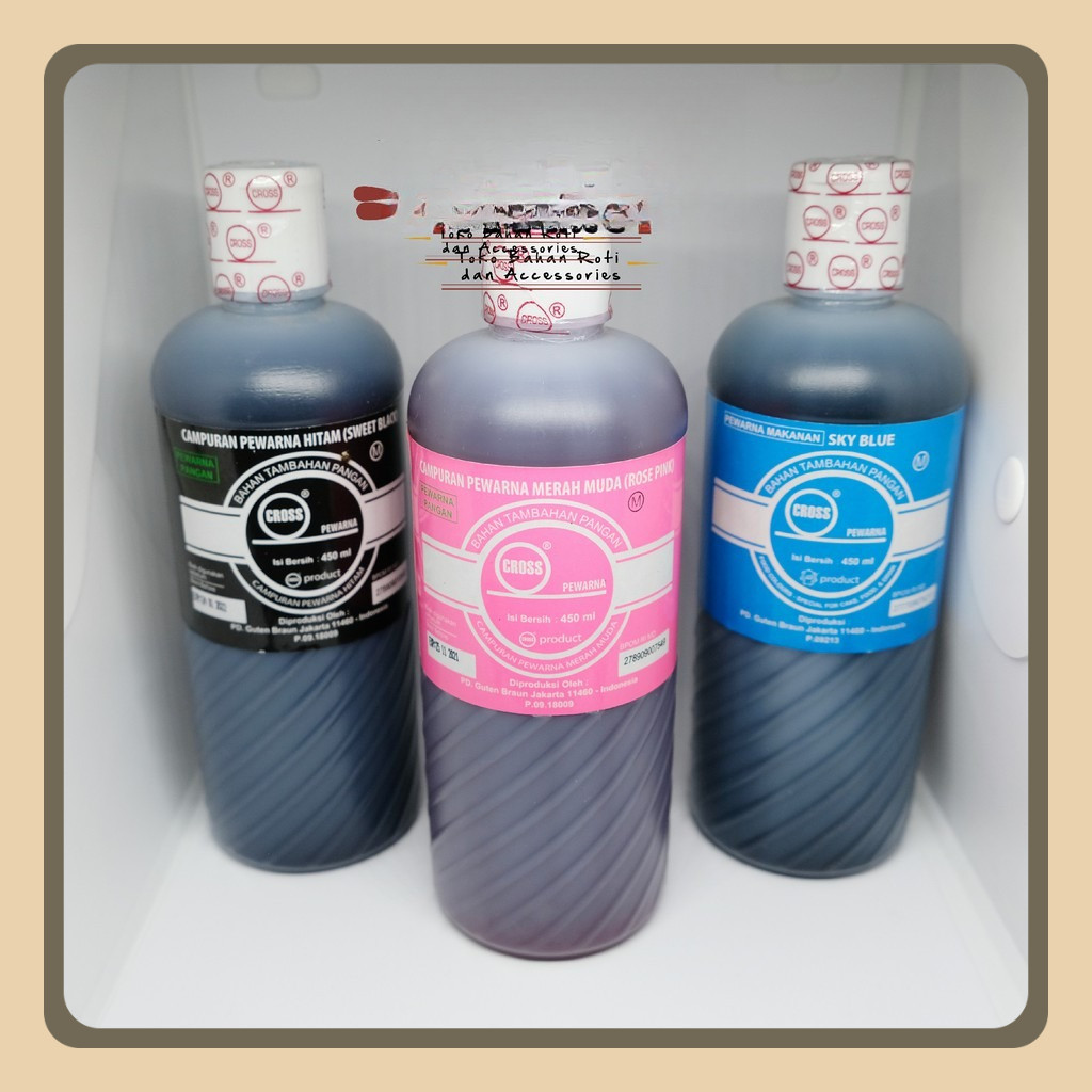 

Cross Pewarna Makanan / liquid icing 450 Ml