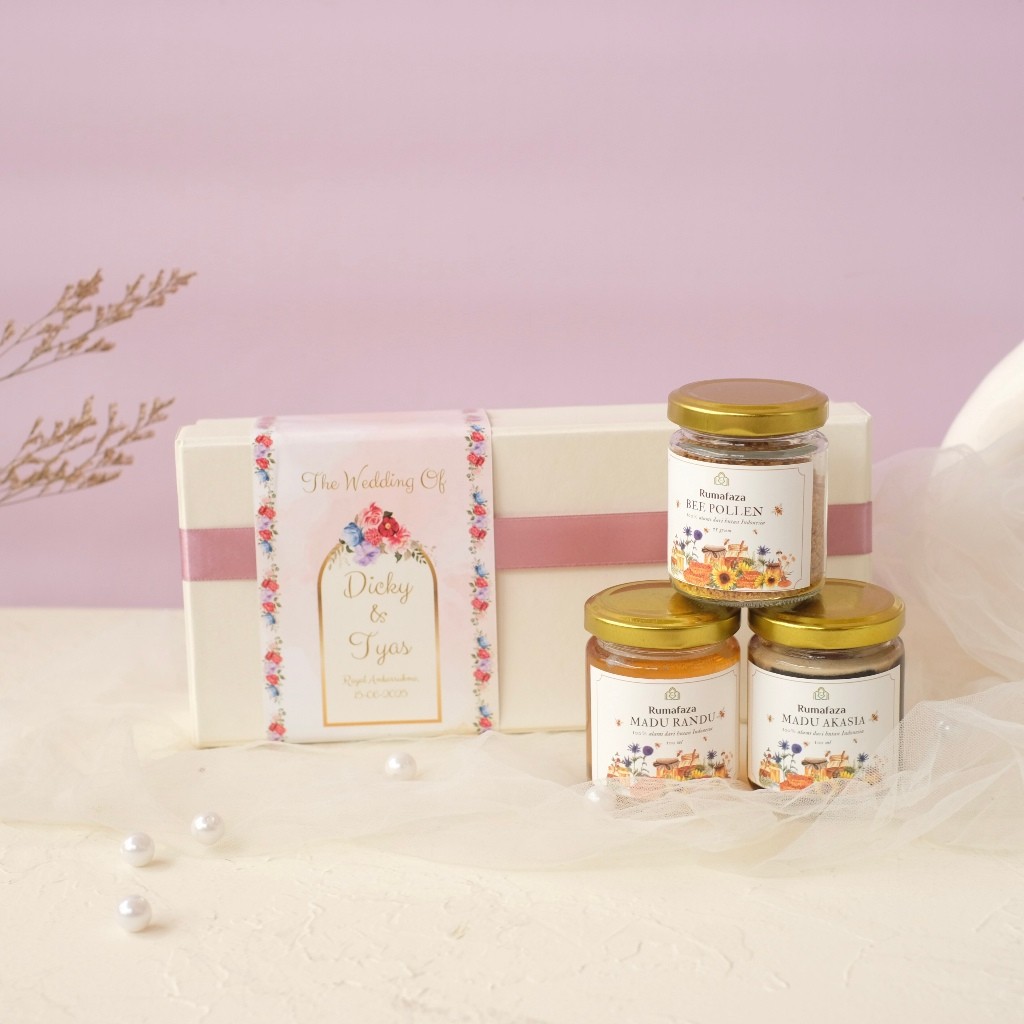 

Wedding Healthy Set Souvenir, Souvenir Pernikahan Nikah Ekslusif Bermanfaat Aesthetic