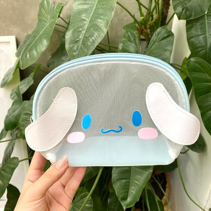 

BEST- [Kuyamol] Tempat Pensil Cute Tempat Pensil Serbaguna Bulu Halus Perlengkapan Alat Sekolah Kantor Kuliah Dewasa Anak Karakter Lotso Montesr inc Buzz Alien Capybara Lucu Unik Hadiah Gift - Moroll Jaring