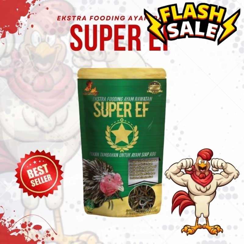 Vitamin Ayam Tempur Perkasa Ekstra fooding bangkok aduan SUPER EF jamu pemulihan nafsu makan pembent