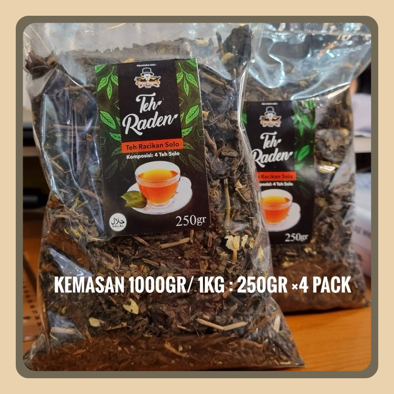 

Teh Raden 1kg (250gr x 4pcs)