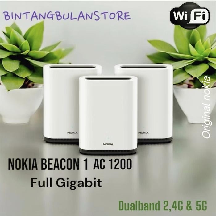 Terlaris Nokia Beacon1 dualband gigabit mesh wifi - slave
