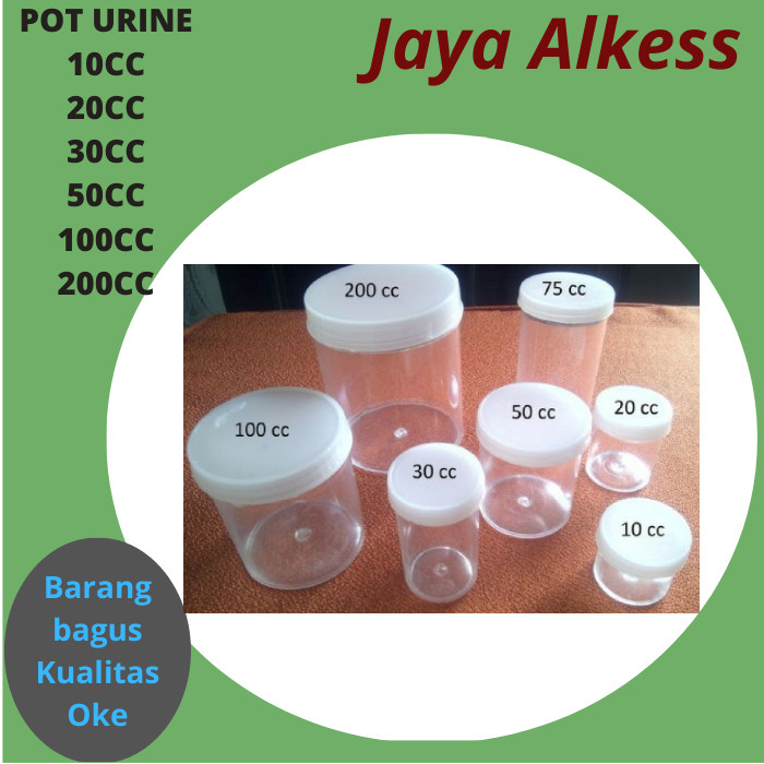 Pot Urine 10 20 30 50 75 100 200 cc Ml Pot Salep Pot Urin