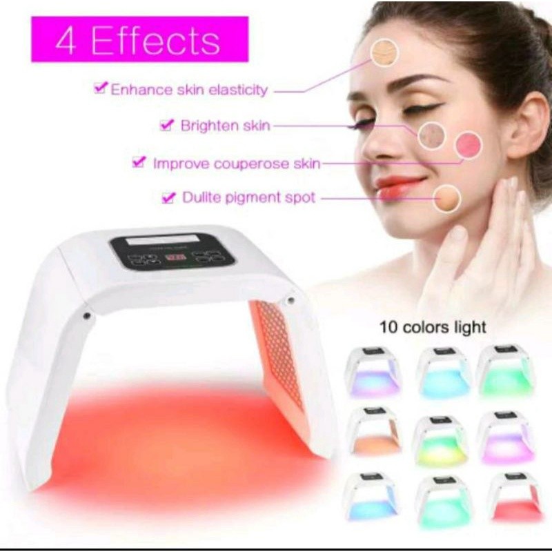 MASKER LED PDT LIGHT OMEGA LIGHT AQUA LIGHT 7 WARNA
