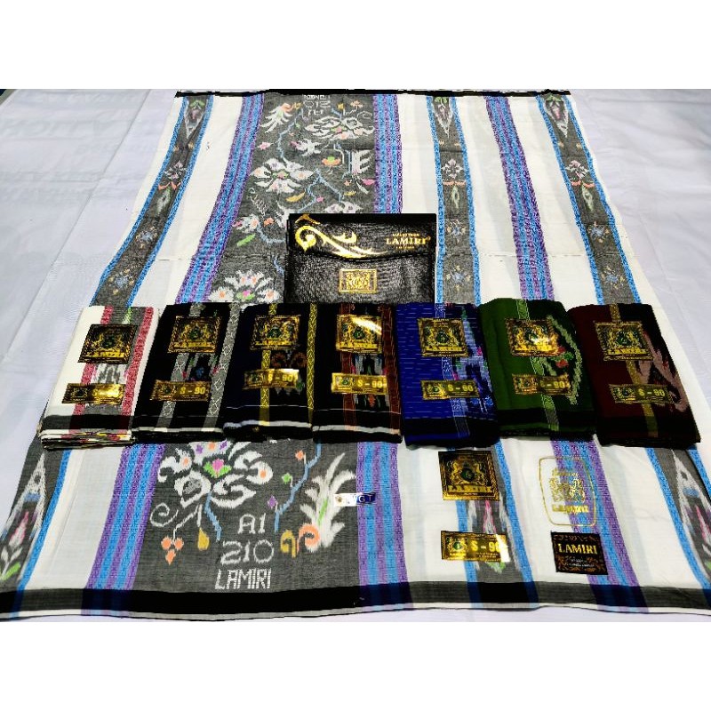 SARUNG LAMIRI SUTRA MGT LIRIS TIMBUL SONGKET [TERMURAH]