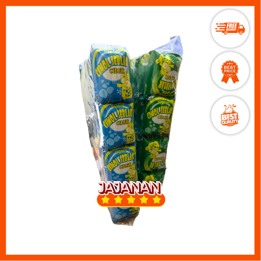 

Capcus Cimol Seblak Ciblak/Cikur Jetoz Snack 1 Pack Isi 40 pcs Jajanan Termurah