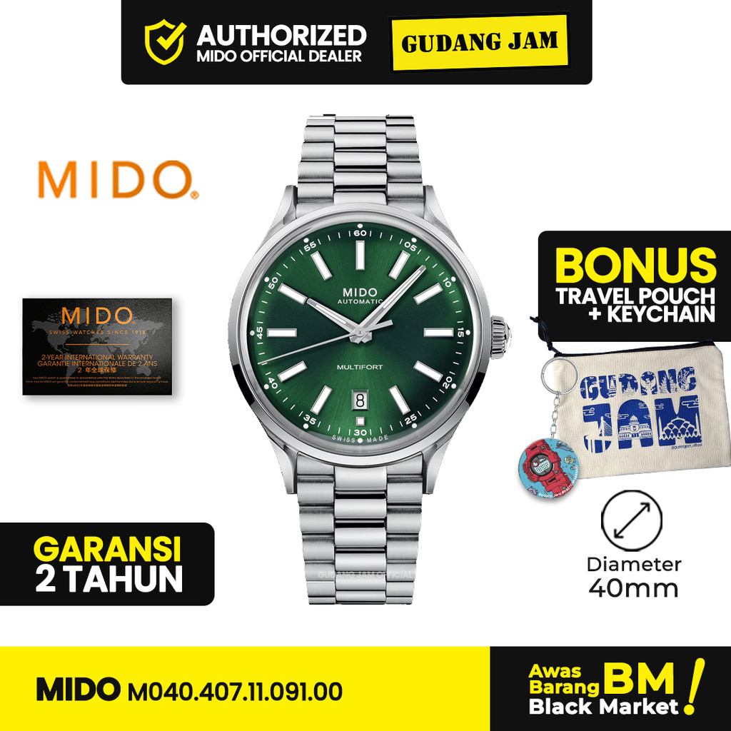 Mido Pria Multifort Patrimony Powerwind M040.407.11.091.00 Swiss Watches