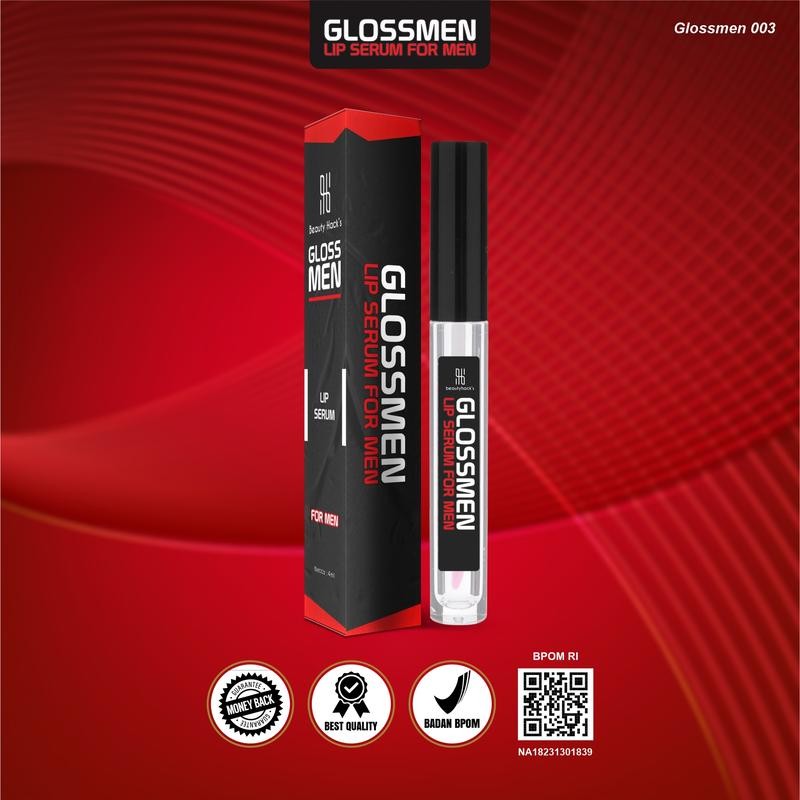 

Glossmen Natural Lip Serum Pencerah Bibir Hitam - Lipcare Bibir Kering dan Hitam