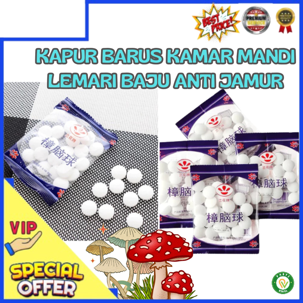 Kapur Barus Anti Tikus Dan Kecoa Kapur Barus Kamar Mandi Lemari Baju Anti Jamur Bagus