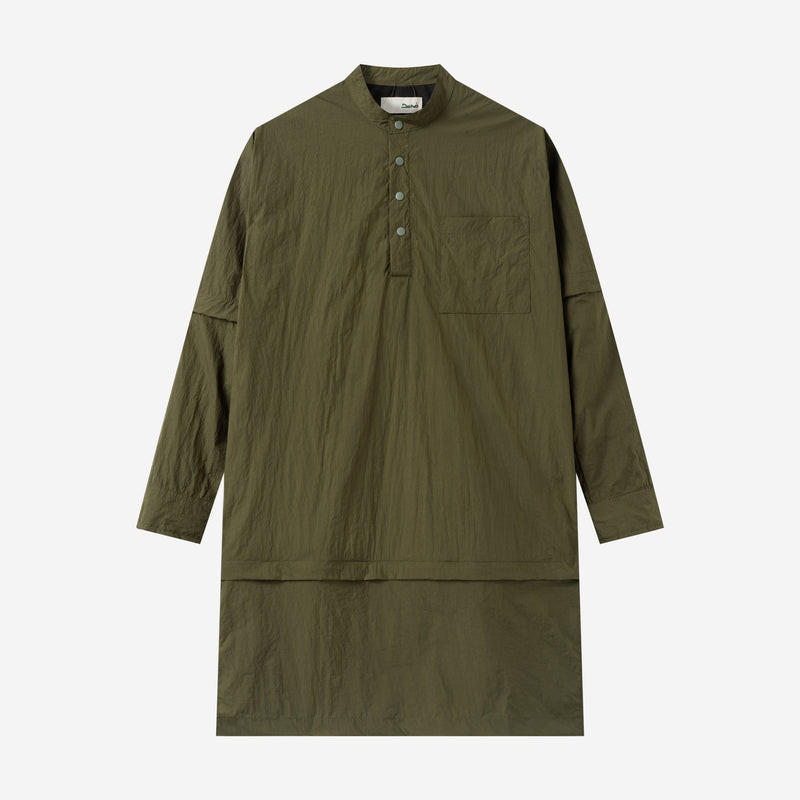 DUHA Gamis Pria Lengan Panjang - Taroob - Olive