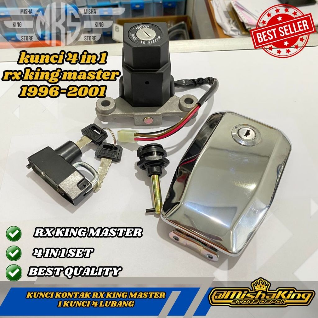 Kunci Kontak RX King Old RX King Cobra Set Tutup Tangki Kunci Helm Kunci Tool Box RX King Old Cobra