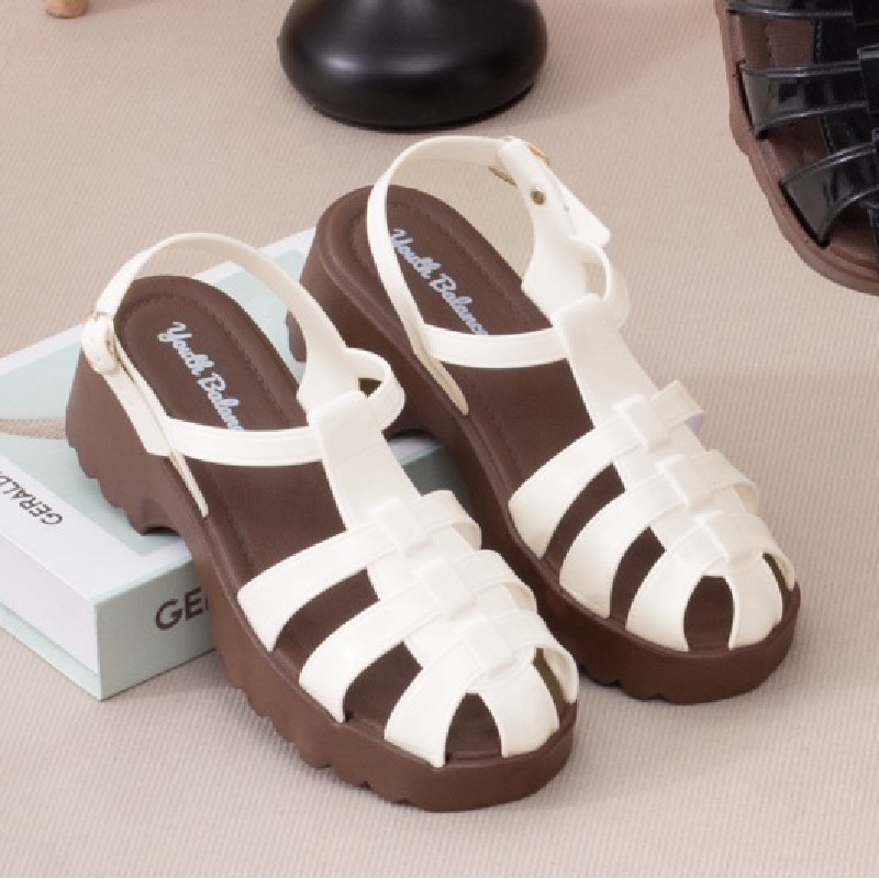 Sandal Wanita Tali Jelly Gladiator Tinggi 5 cm Youth Balance 065-4